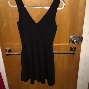 black simple flowy dress!